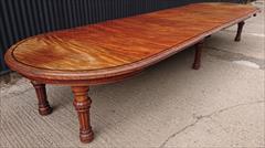 19th Century Dining Table by Gillow 57 long min 57½ deep 208 mech 189½ long leaves _30.JPG